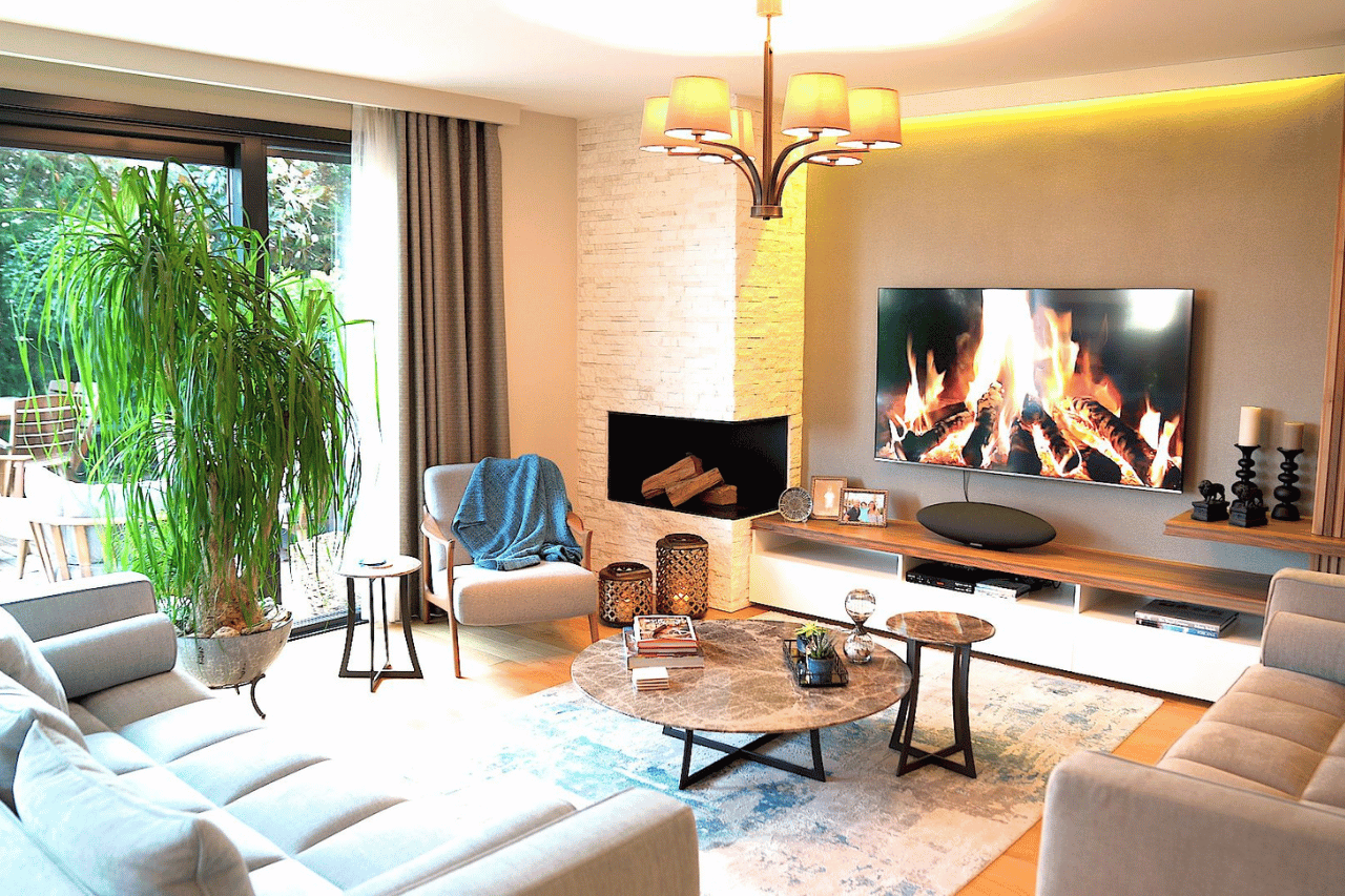 Bahçe katı dairelerde perde seçimi